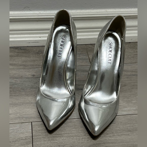 Nastygal silver Heels - Picture 5 of 5
